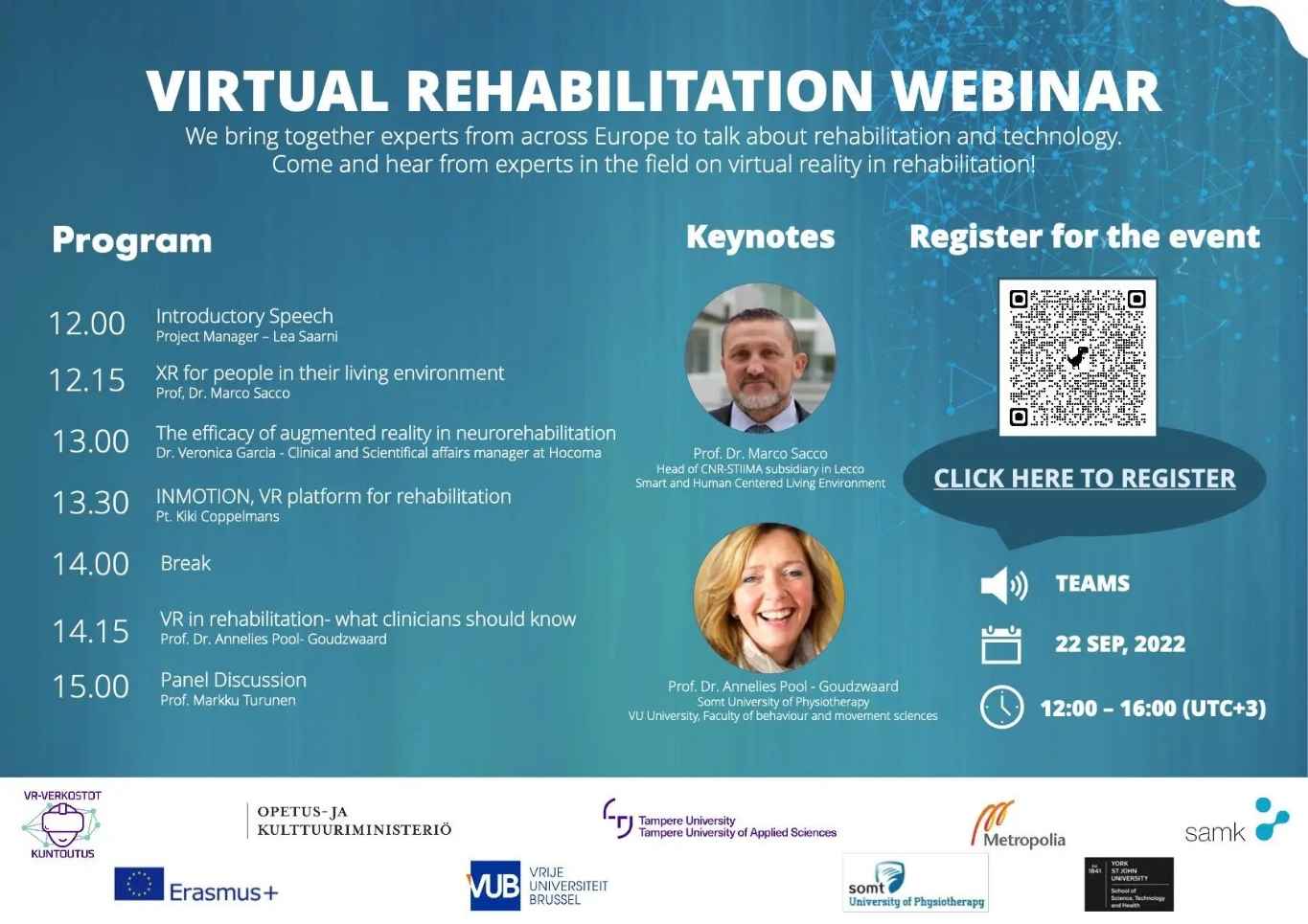 Virtual rehabilitation webinoar